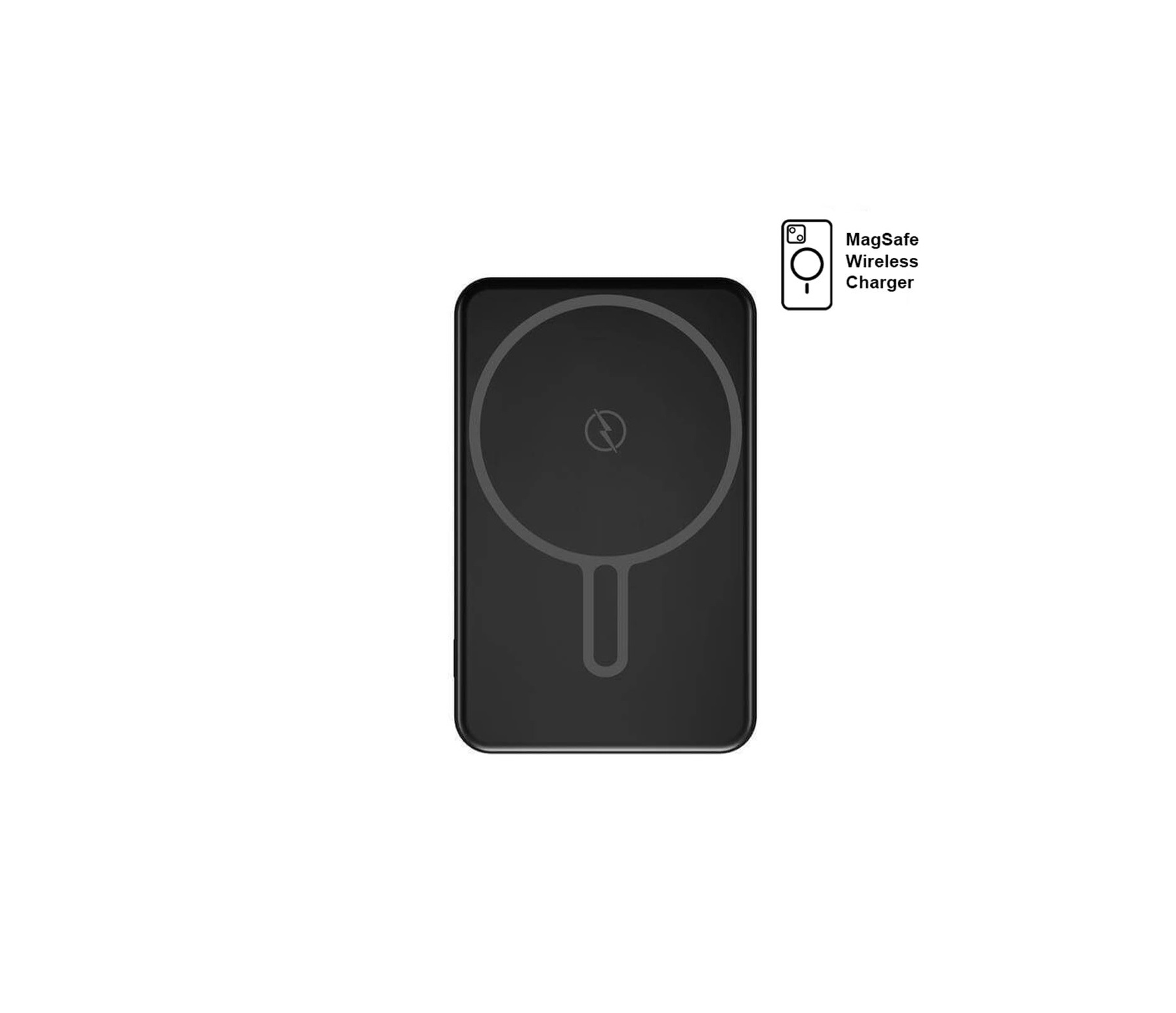 TARRENZ - Giftology 5000 mAh Magnetic Wireless Powerbank - Black
