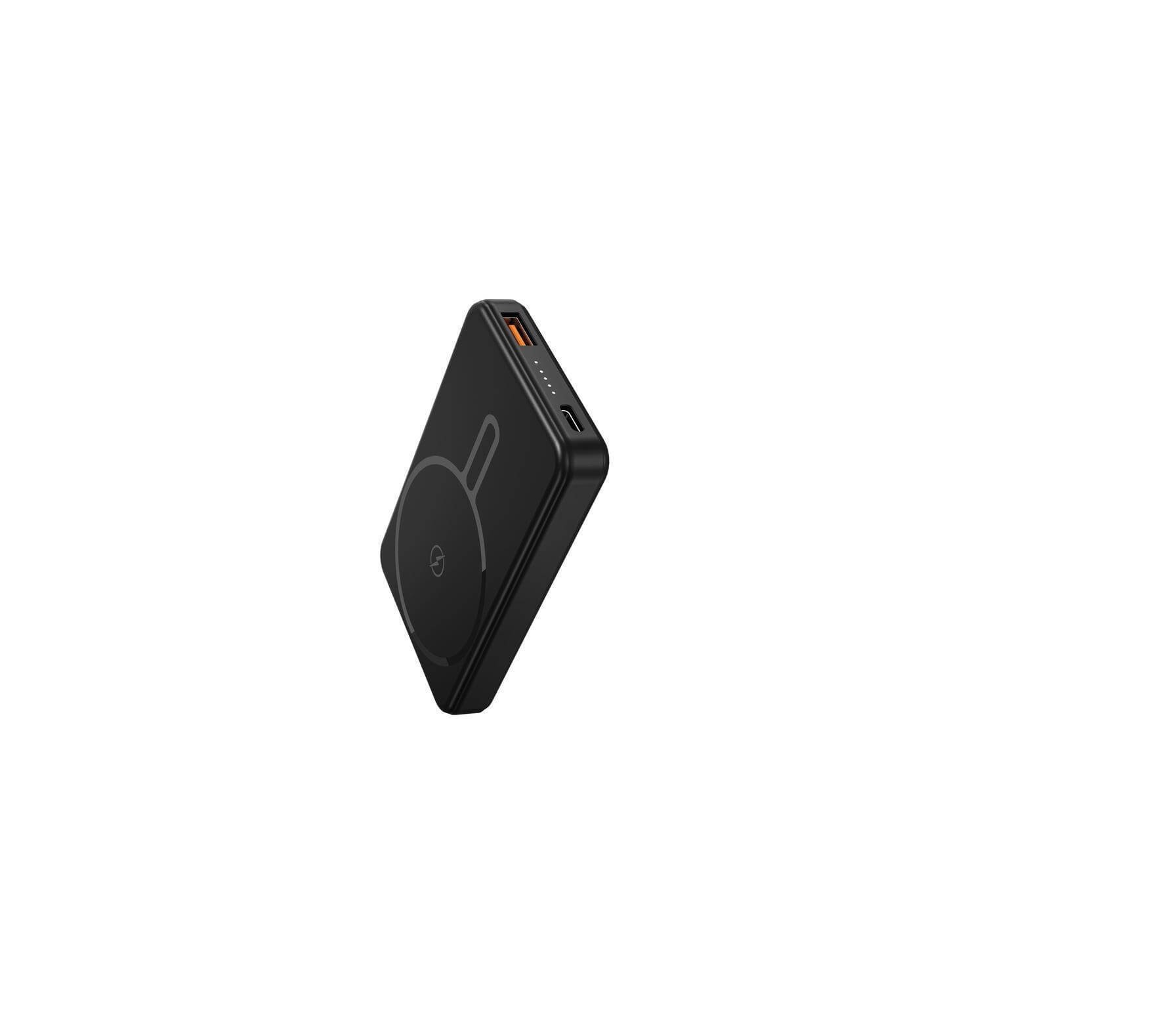 TARRENZ - Giftology 5000 mAh Magnetic Wireless Powerbank - Black - Image 3