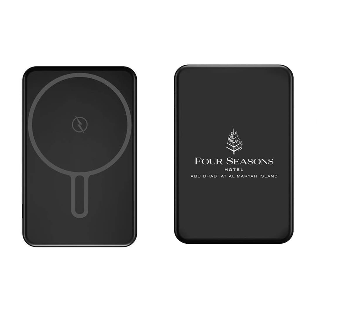 TARRENZ - Giftology 5000 mAh Magnetic Wireless Powerbank - Black - Image 6