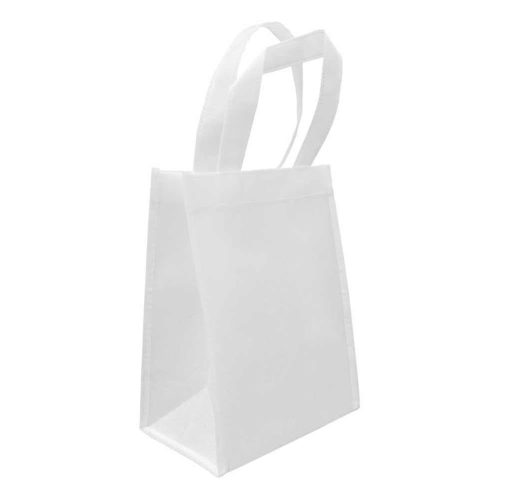 A5 White Non Woven Bags