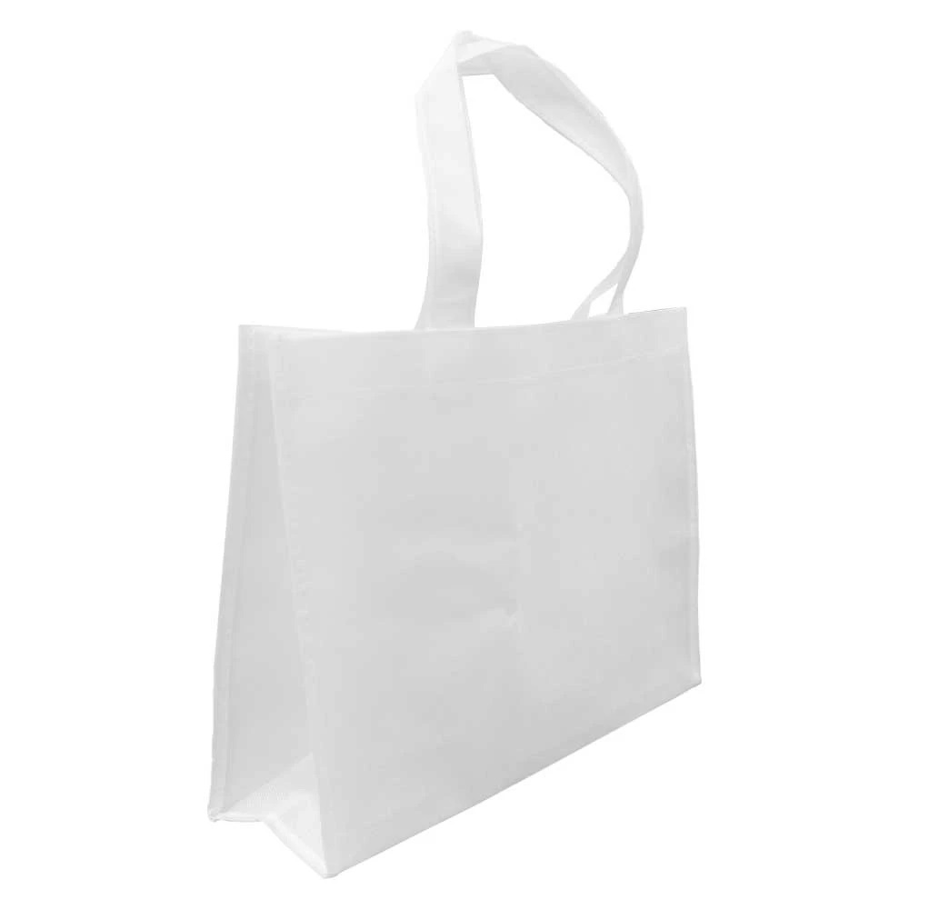 4 White Non Woven Bags