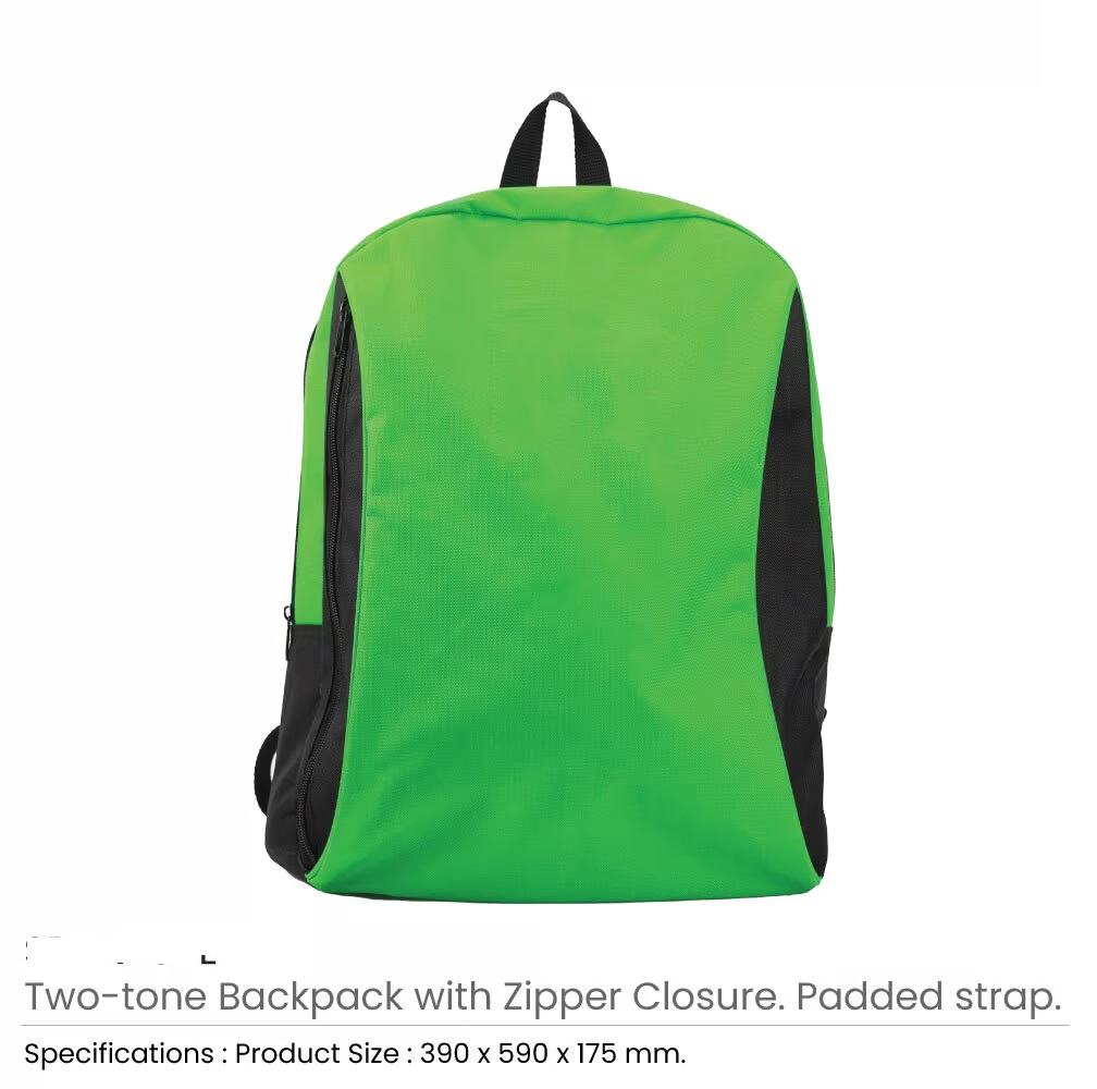 Two-toned Backpacks 600D Polyester Material - Image 4