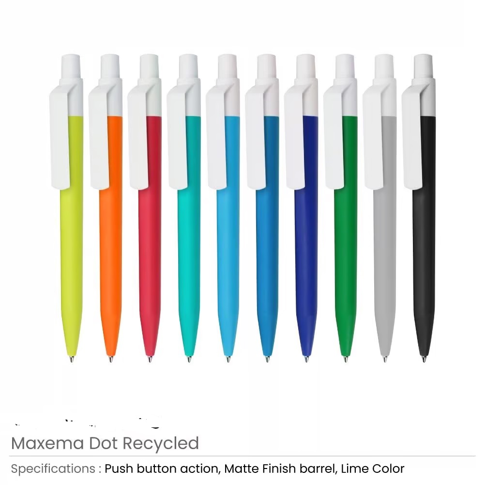 MATT Pens with White Clip