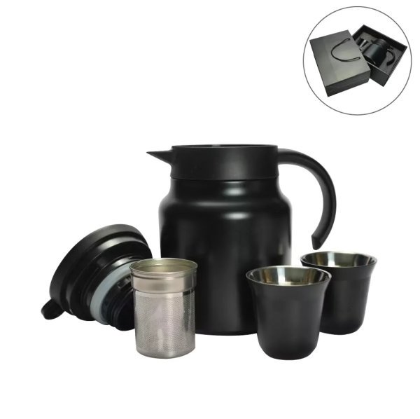 New Arabic Tea & Coffee Pot with Cups Set 1000 ml