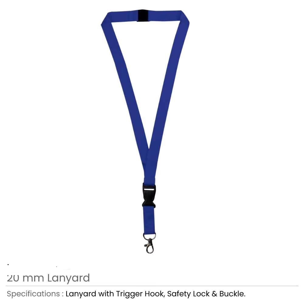 Lanyards with Hook, Safety Lock, and Buckle, 20 mm - Image 13