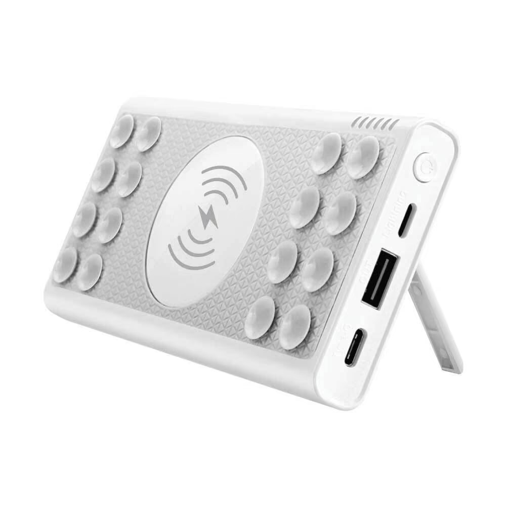Wireless Power Bank 10000 mAh with Suction Cups