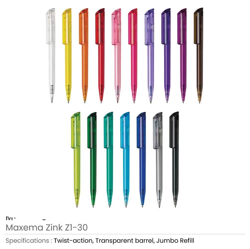 Maxema Zink Pens Transparent body - Image 20