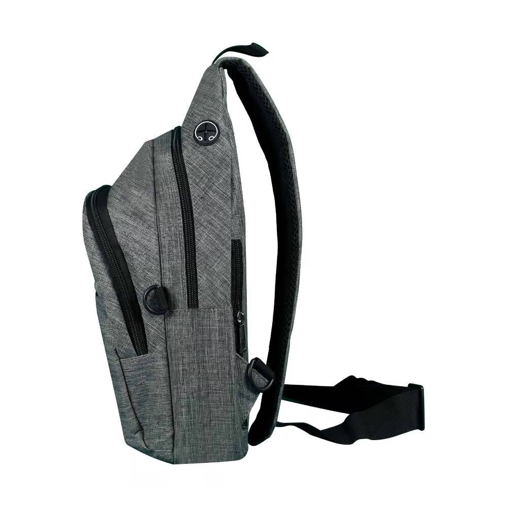 Triangular Sling Crossbody Bags with Headphone Hole - Image 3
