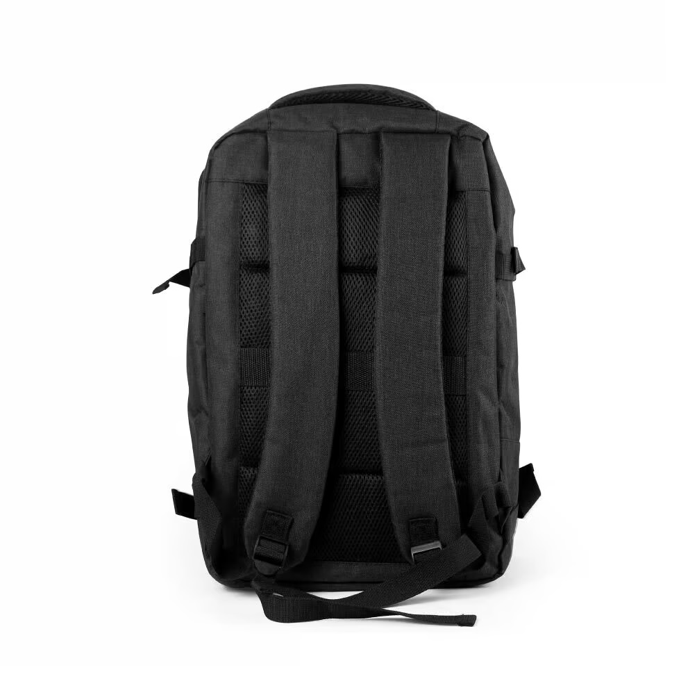 Travel Backpacks in Black Polyester Material - Image 3