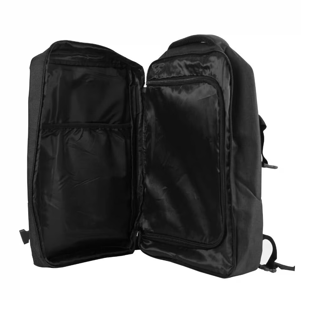 Travel Backpacks in Black Polyester Material - Image 5