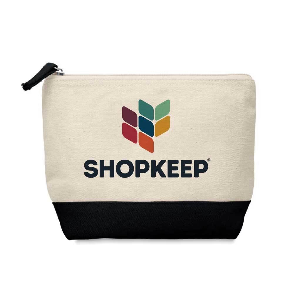 Cotton Canvas Zipper Pouch - Image 2