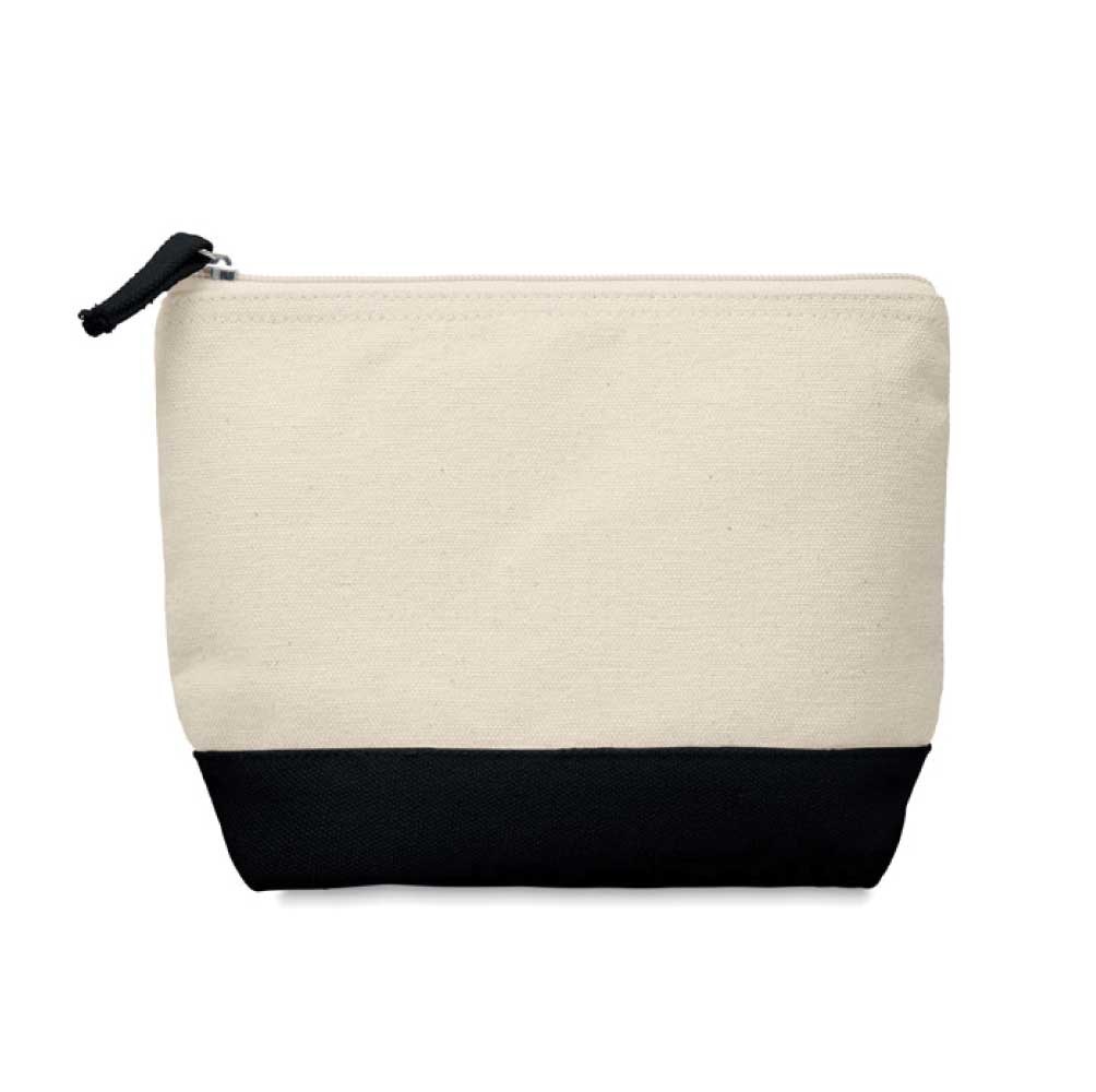 Cotton Canvas Zipper Pouch