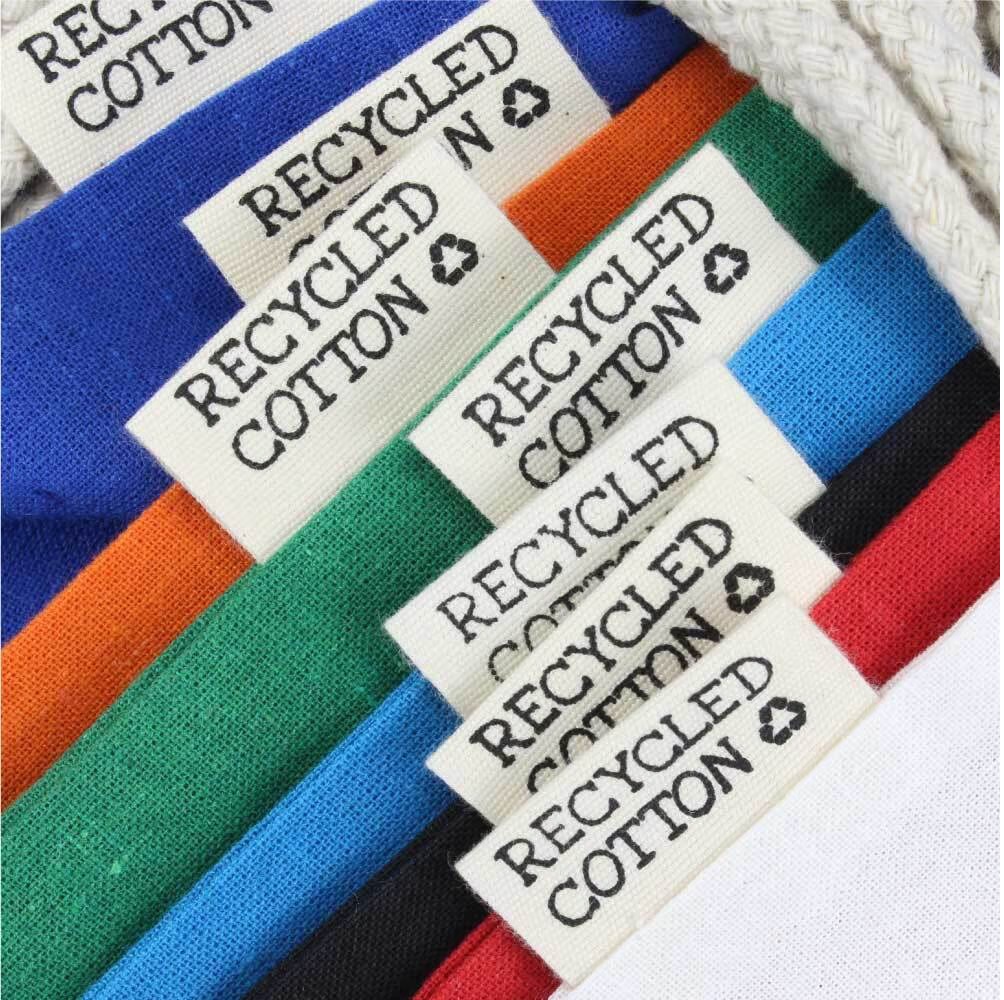 Recycled Cotton Drawstring Bags, 145gsm - Image 12
