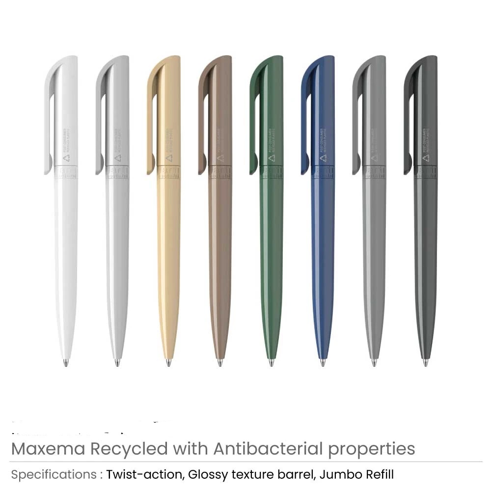 Antibacterial Recycled Pens