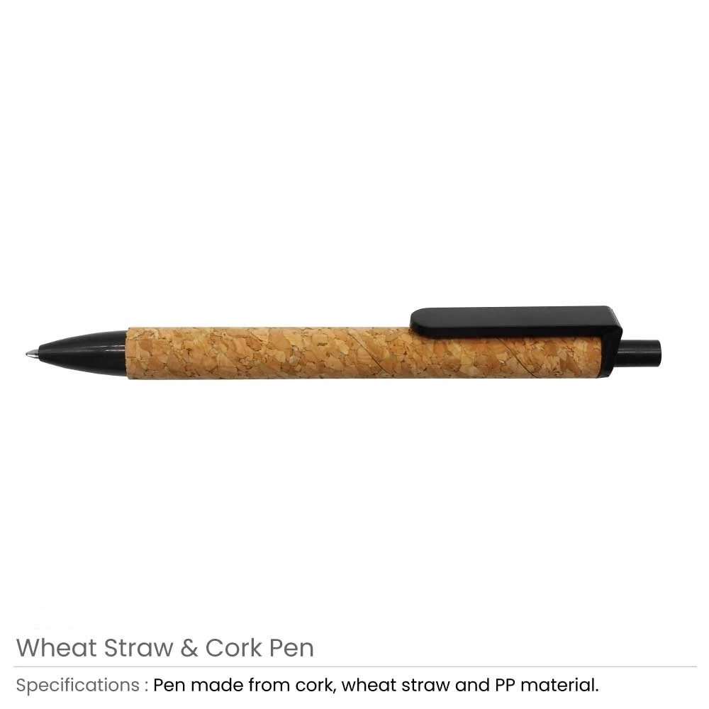 Wheat Straw and Cork Pens - Image 6
