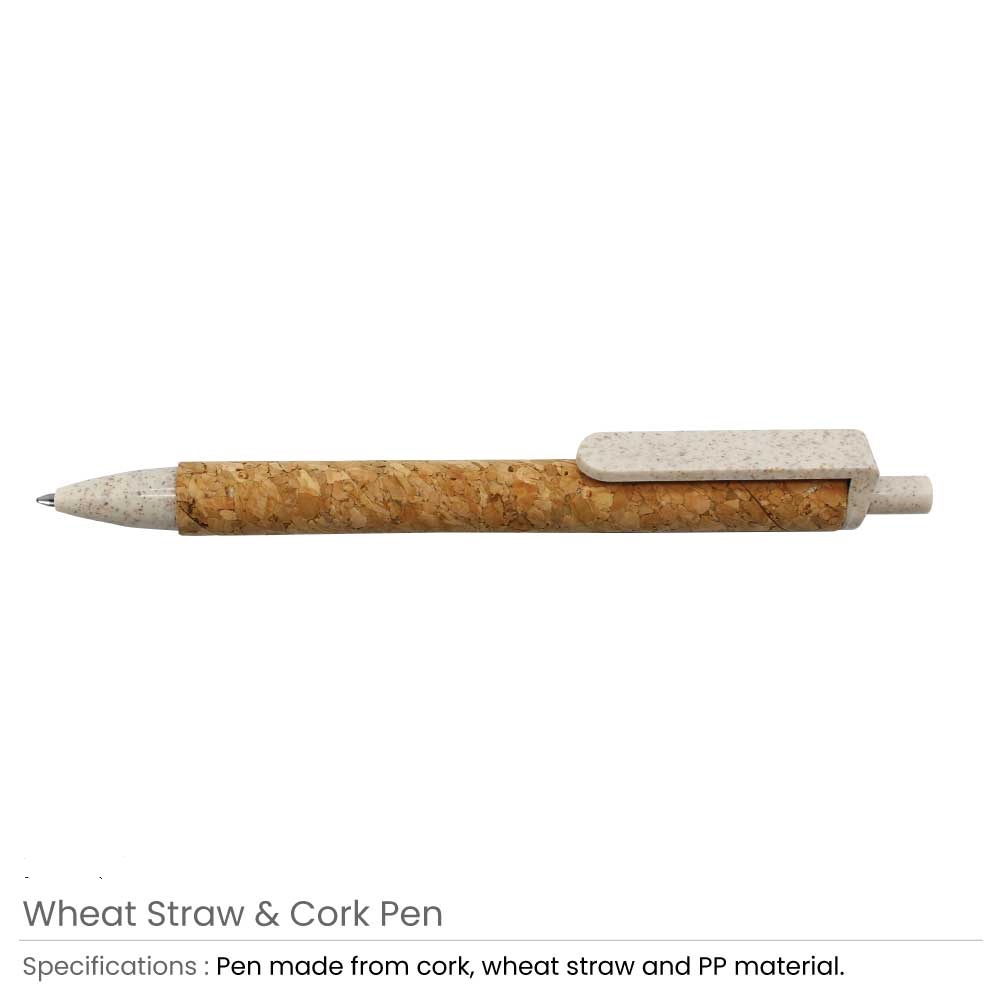 Wheat Straw and Cork Pens - Image 5