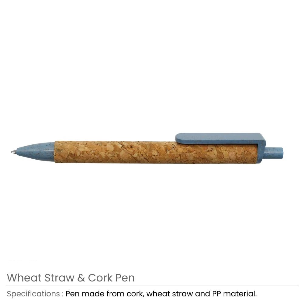 Wheat Straw and Cork Pens - Image 4