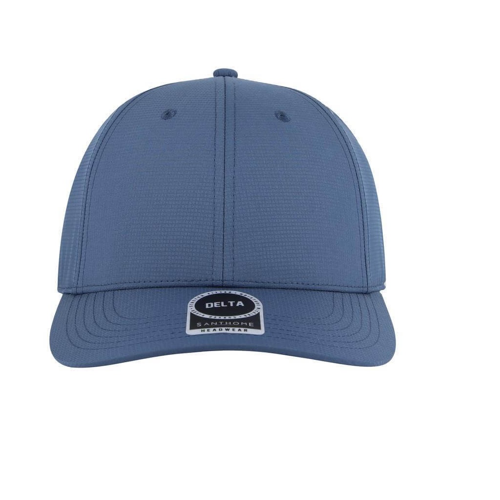 DELTA - Santhome DryNCool Performance Stretch-Fitted Cap - Air Force Blue - Image 3