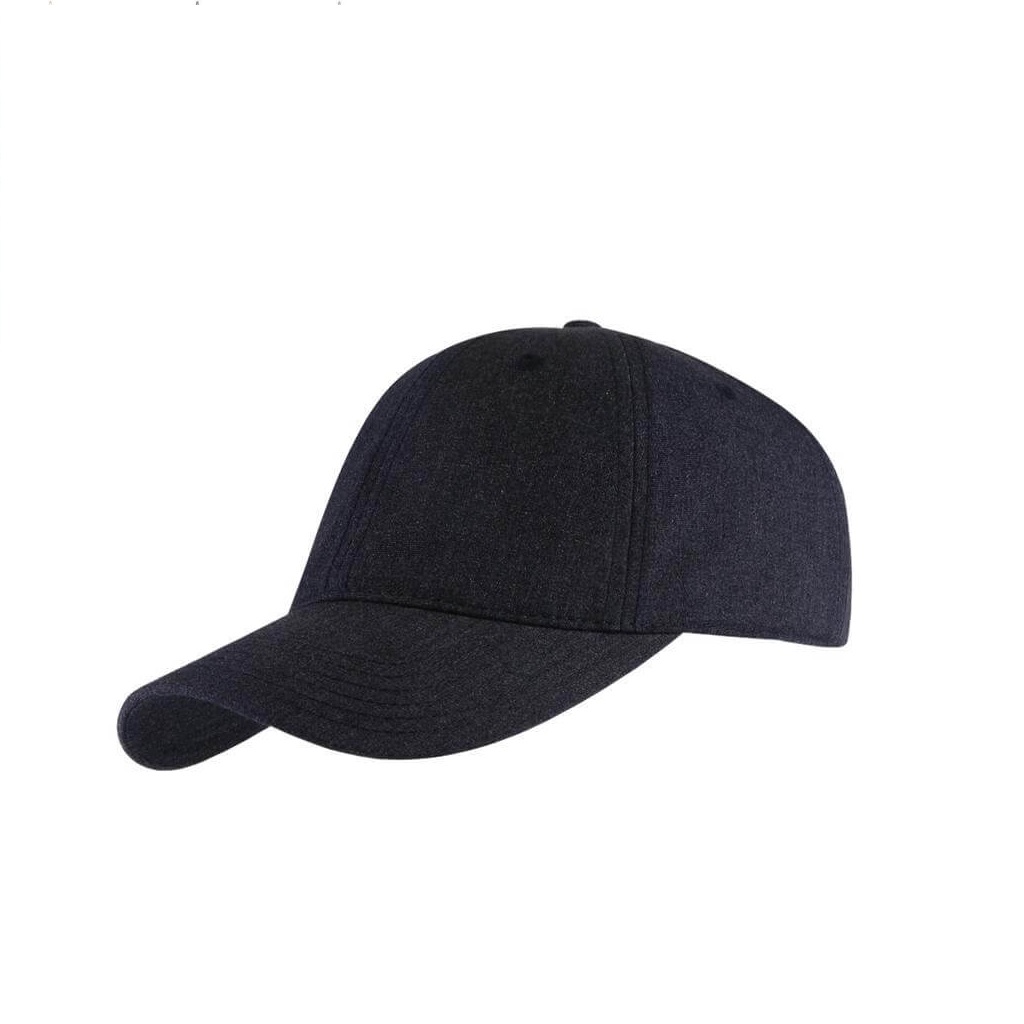 FLEX - Santhome Recycled 6 Panel Relaxed Fit Cap - Navy Blue