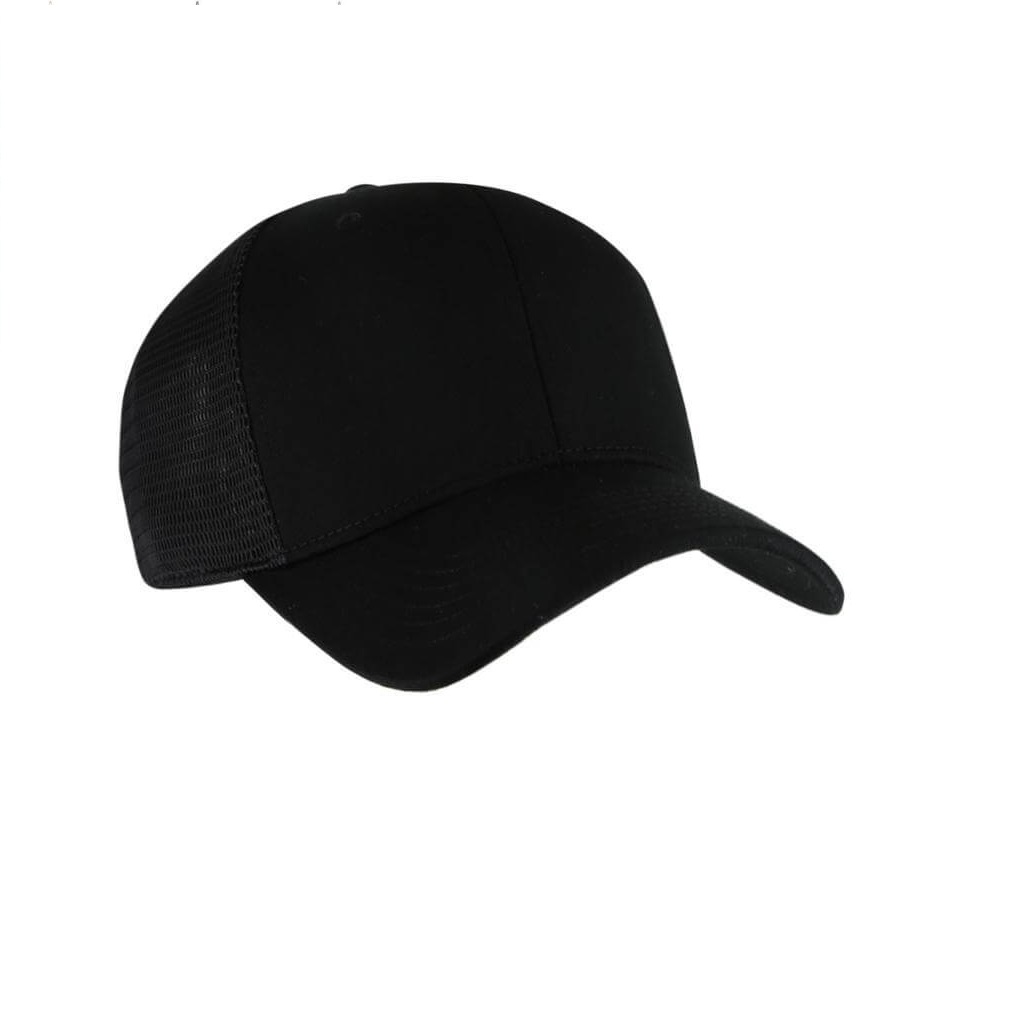 SWIFT - Santhome 6 Panel Trucker Cap - Black - Image 4