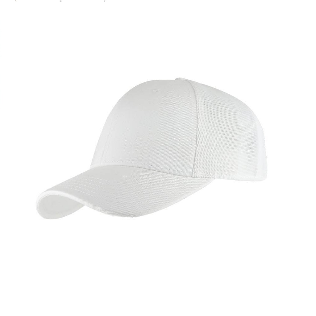 SWIFT - Santhome 6 Panel Trucker Cap - White