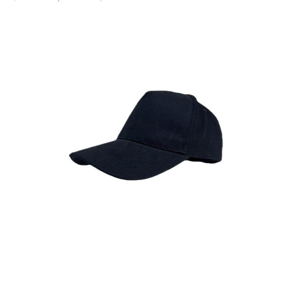 NARVA - 5 Panel Heavy Brushed Cotton Cap - Navy Blue - Image 2