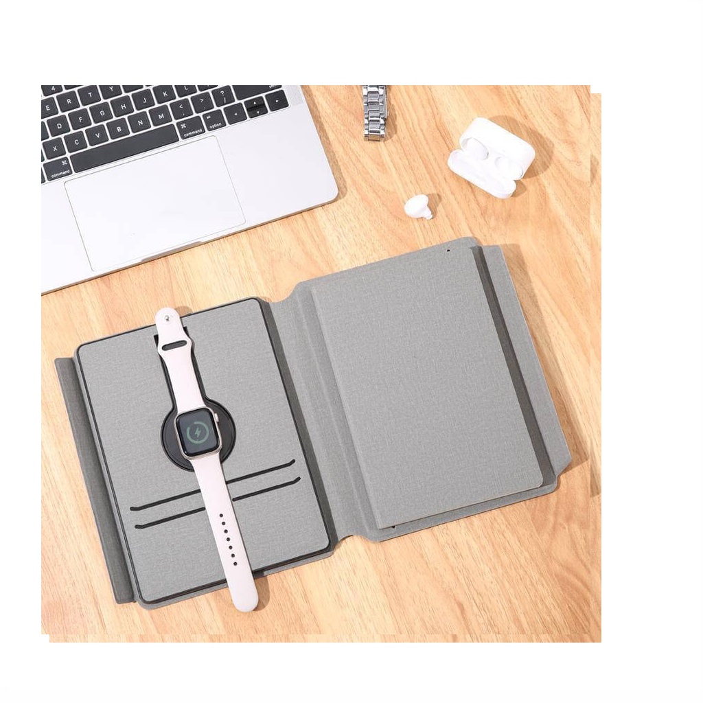 ONEX - CHANGE ZERO Recycled 10000mAh 15W MagSafe Wireless A5 Organizer 32GB - Grey - Image 6