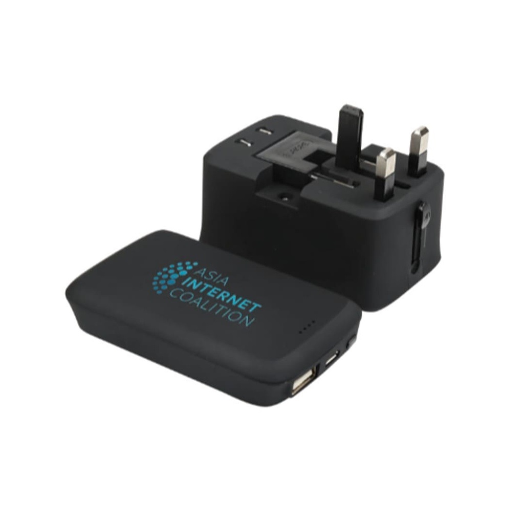 BILZEN - @memorii World Travel Adapter with 5000mAh Powerbank - Image 6