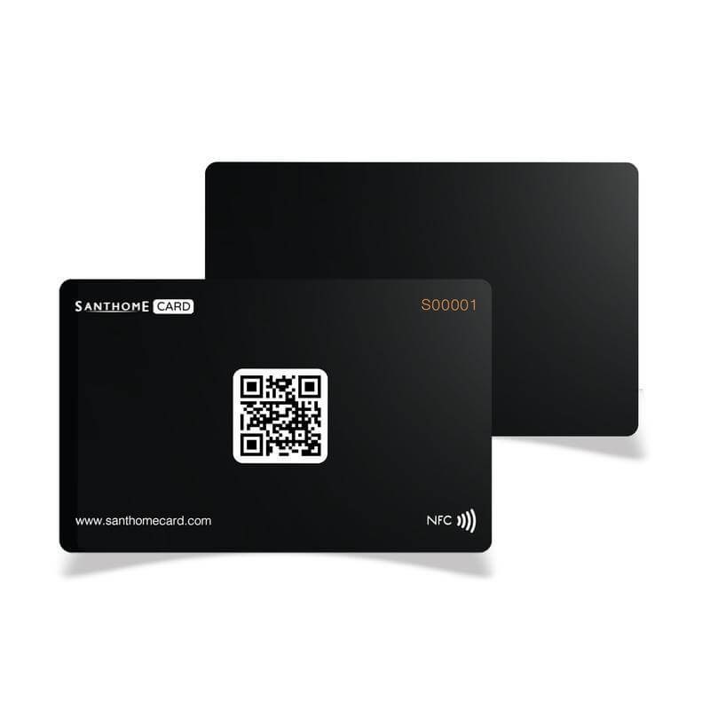 Santhome Card - Digital Business NFC Card - Black - Image 5