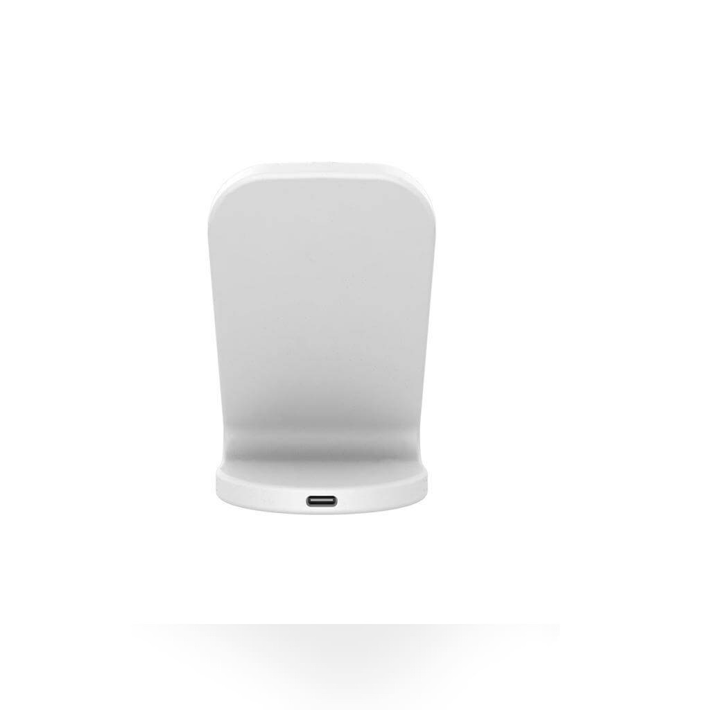 BASEL - @memorii Recycled 10W Wireless Charger Phone Stand - White - Image 2