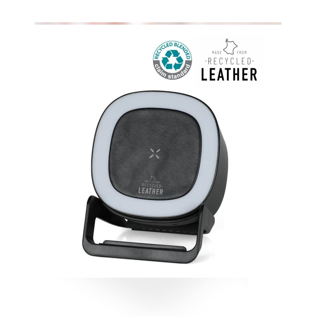 TASOVA - @memorii Recycled 15W Wireless Charger Bluetooth Speaker - Black