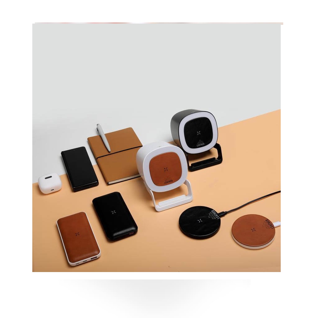 TASOVA - @memorii Recycled 15W Wireless Charger Bluetooth Speaker - Black - Image 2