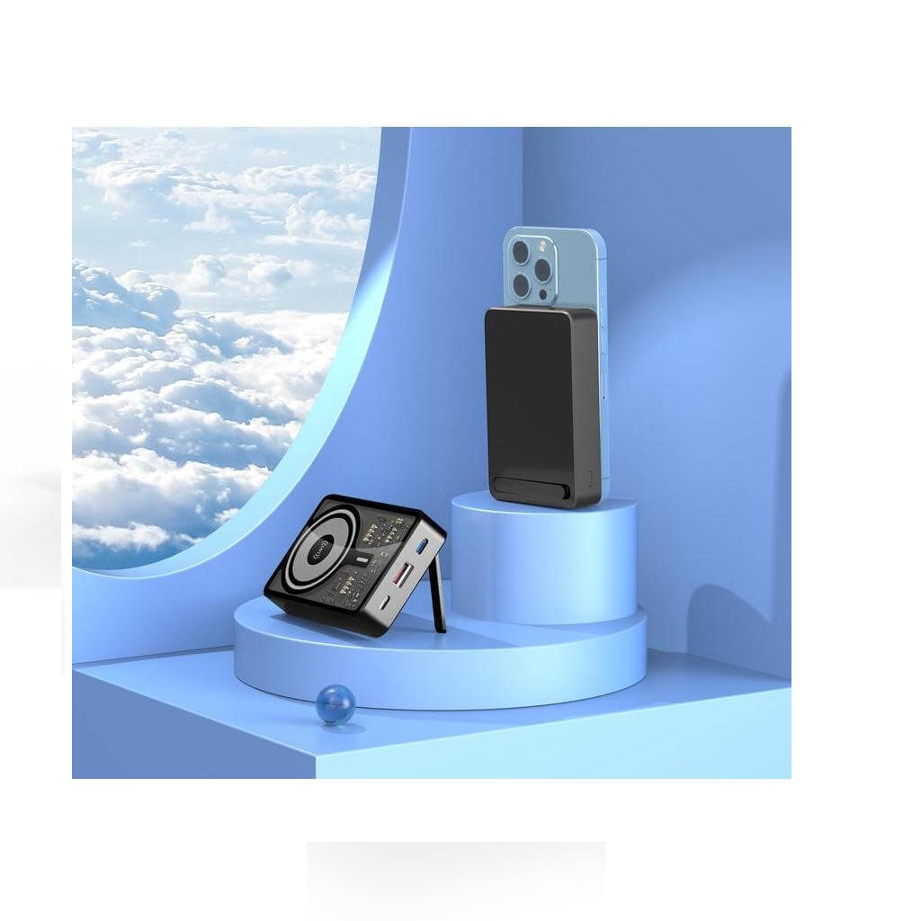 ALTA - @memorii 10000mAh Magnetic 15W Wireless Powerbank - Black - Image 4