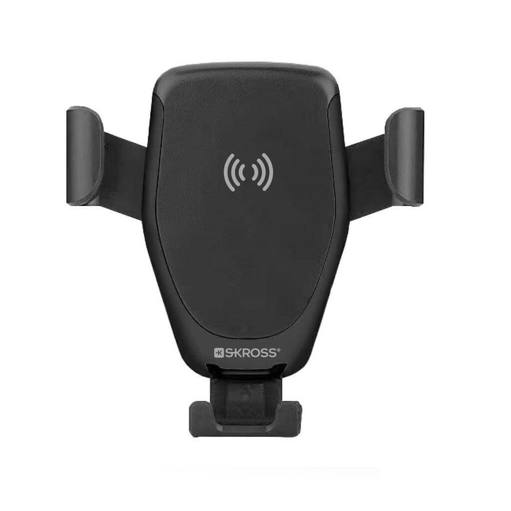 SKROSS Car Phone Holder & Wireless Charger - Black - Image 2