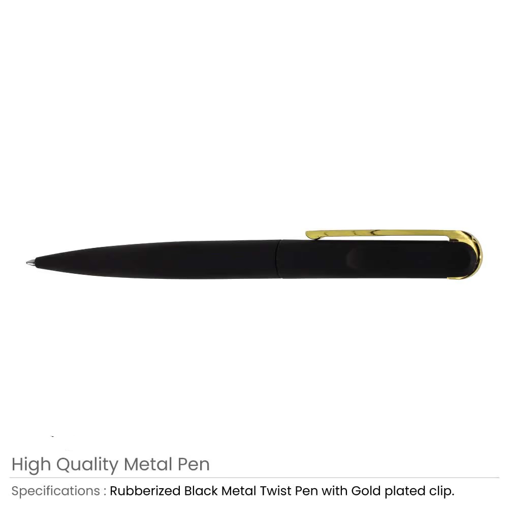 Rubberized Metal Pens - Image 4