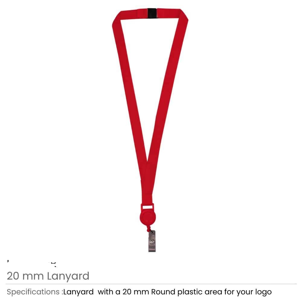 Lanyard with Reel Badge and Safety Lock - Image 2