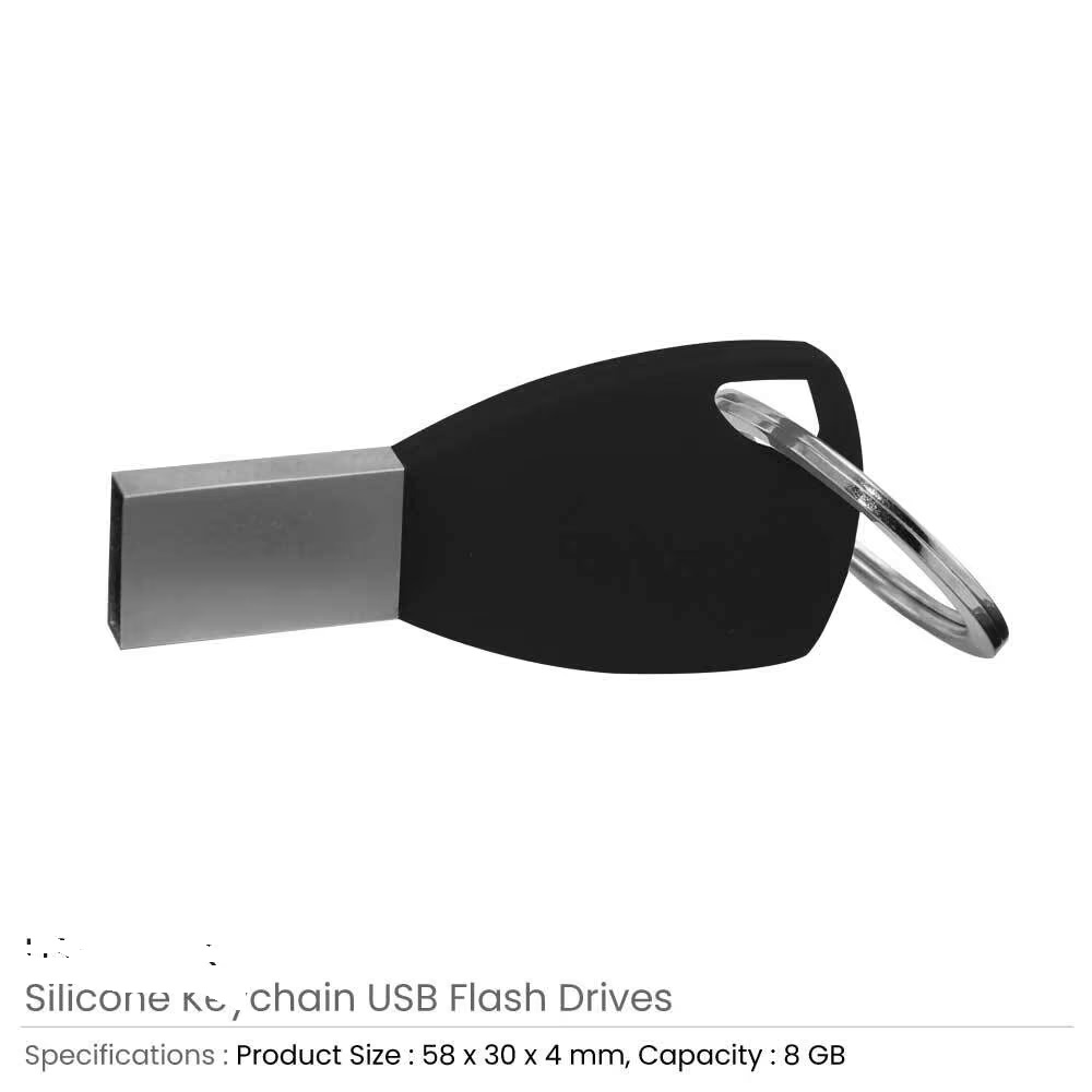 Silicone Keychain USB Flash 8GB - Image 3