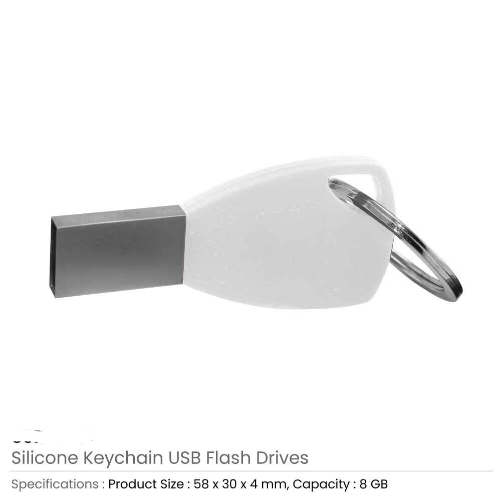 Silicone Keychain USB Flash 8GB - Image 4