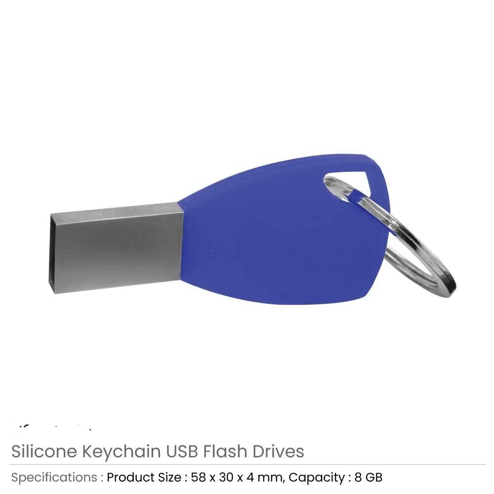 Silicone Keychain USB Flash 8GB - Image 5