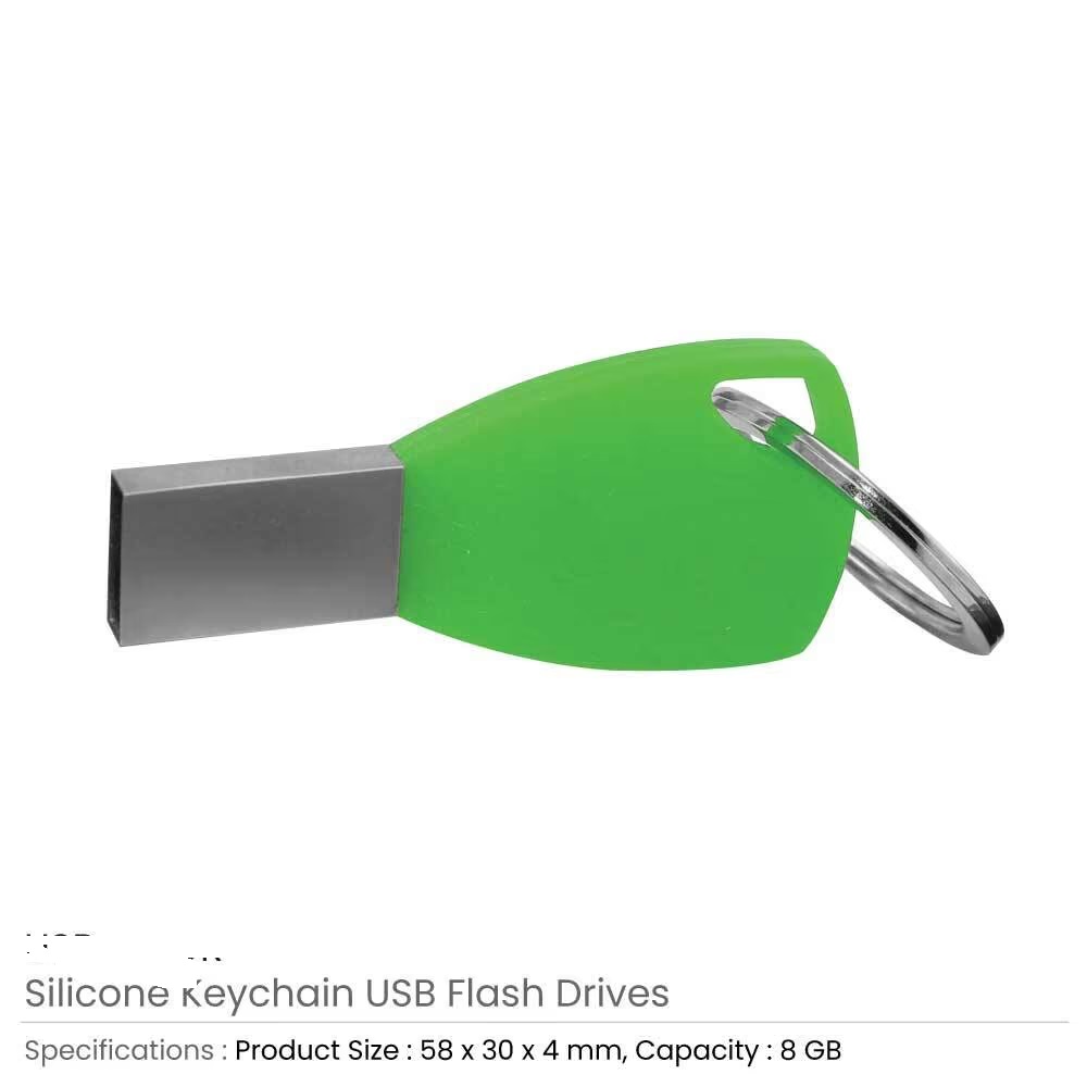 Silicone Keychain USB Flash 8GB - Image 6