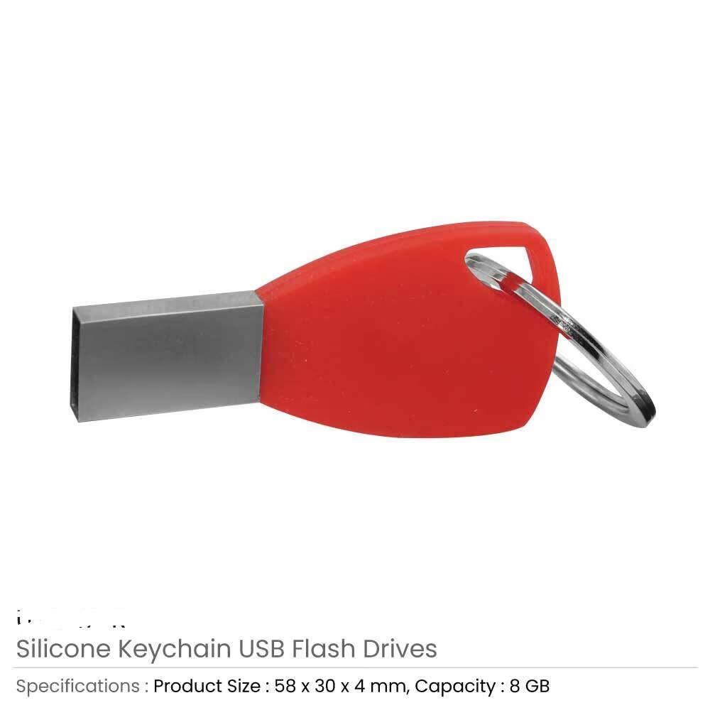 Silicone Keychain USB Flash 8GB - Image 7