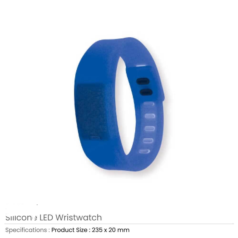 Silicone Wristbands with Digital Watch - Image 8