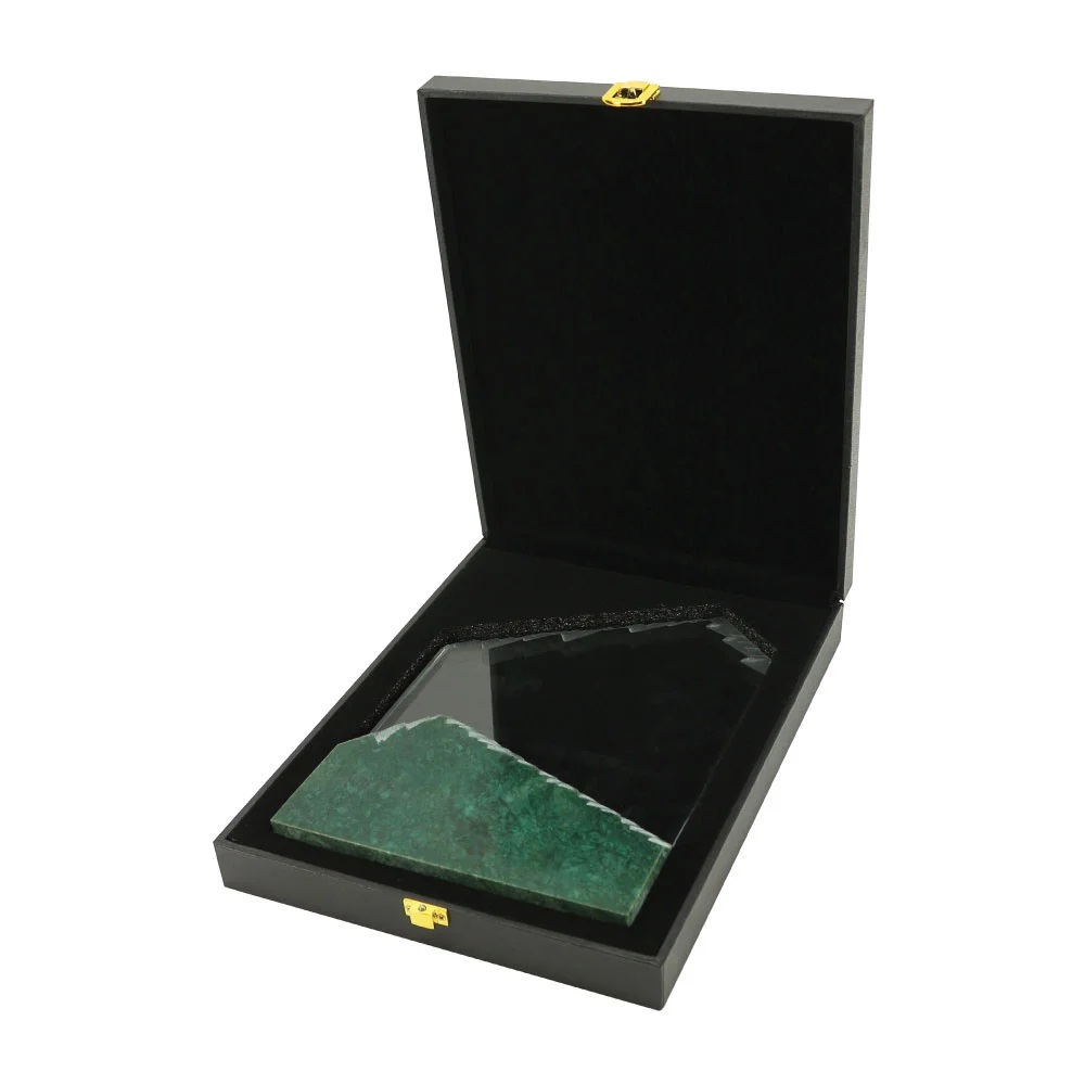 Mountain Shaped Crystal & Marble Awards in the Box - Image 3