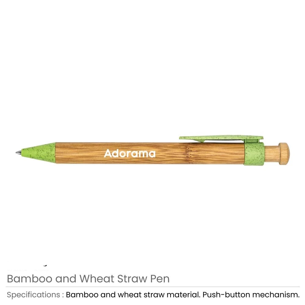Bamboo with Wheat Straw Pens - Image 2
