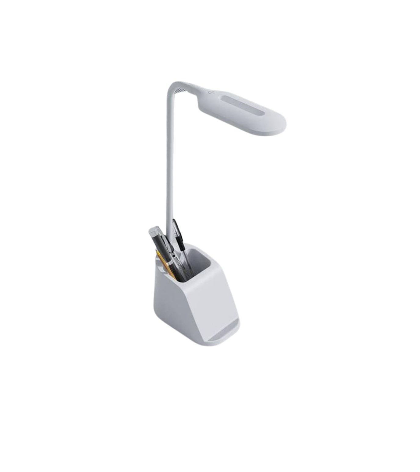 ALMERE - Giftology 3-in-1 Desk Lamp with 15W Wireless Charger & Pen Holder - White - Image 2