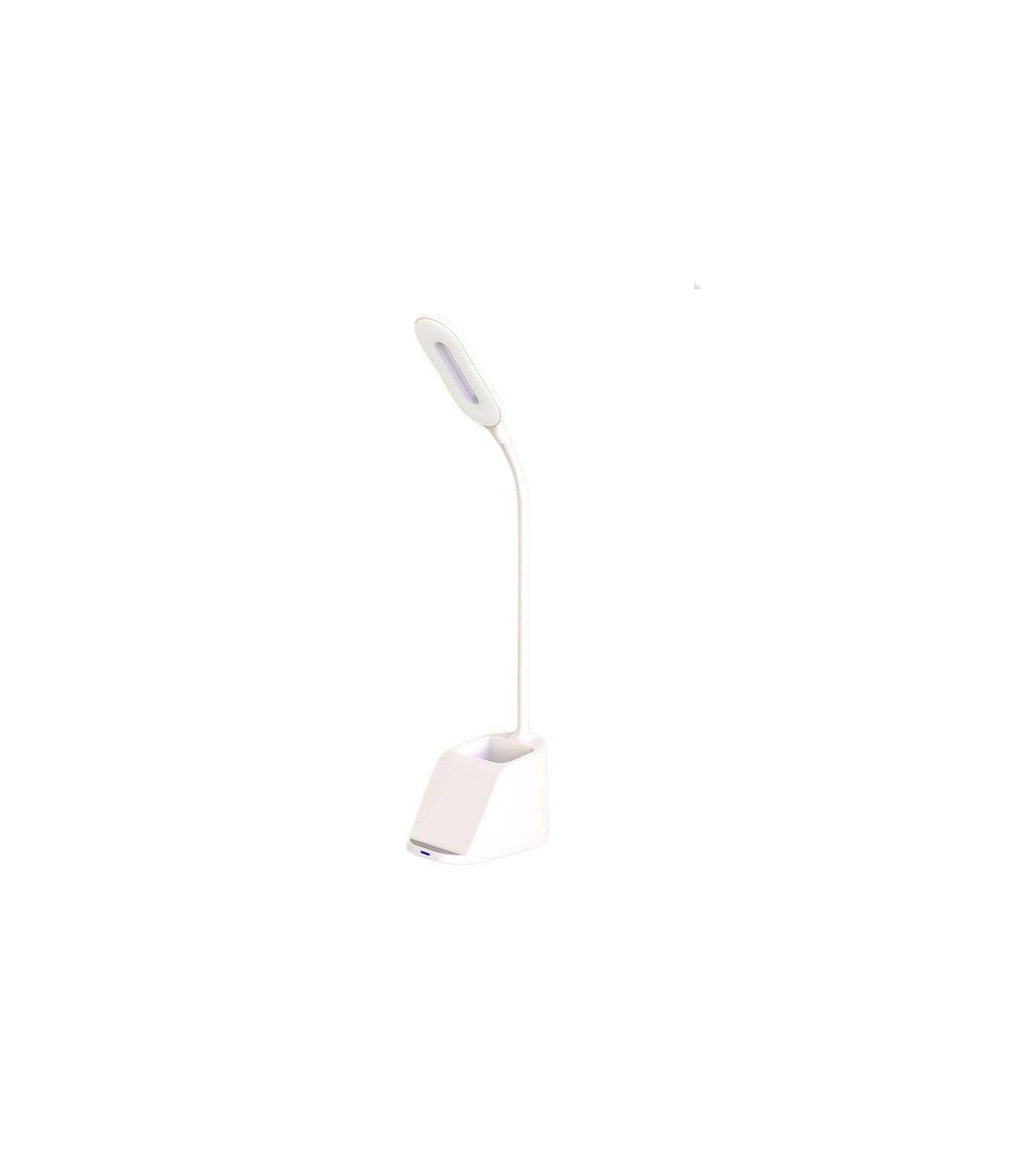 ALMERE - Giftology 3-in-1 Desk Lamp with 15W Wireless Charger & Pen Holder - White - Image 3