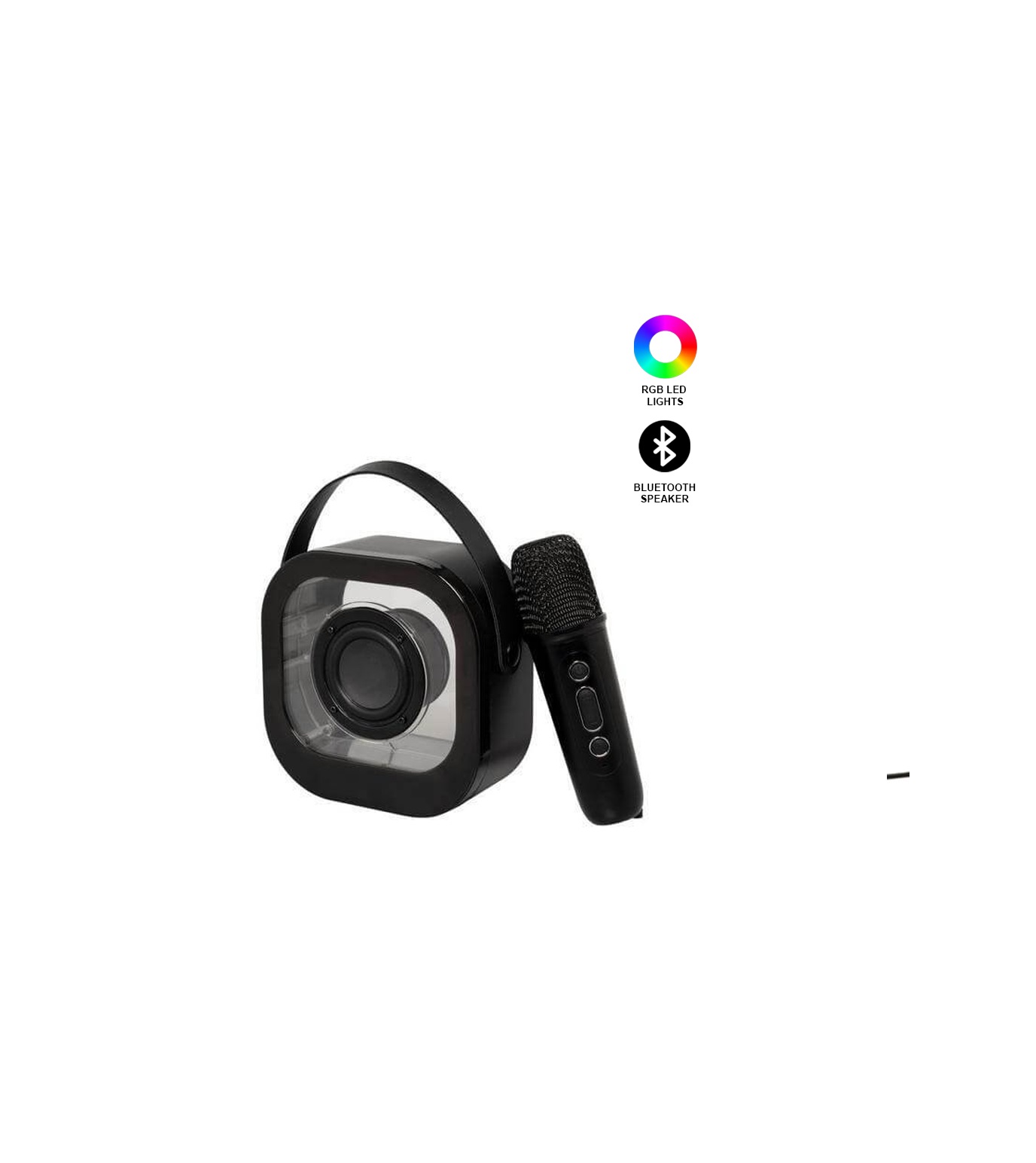 TERAMO - Portable Karaoke Speaker Set with Wireless Microphone