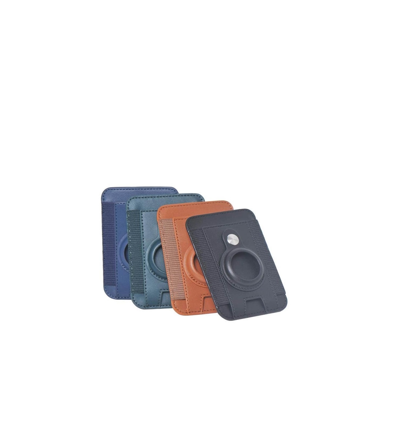 MARZ - Santhome® Magnetic Phone Cardholder with Santhome Tag Pocket - Dark Green - Image 4