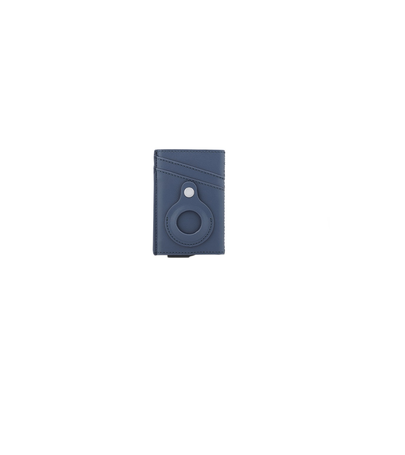 TROMSI - Santhome® PU Card Holder with Santhome Tag pocket - Navy Blue - Image 2