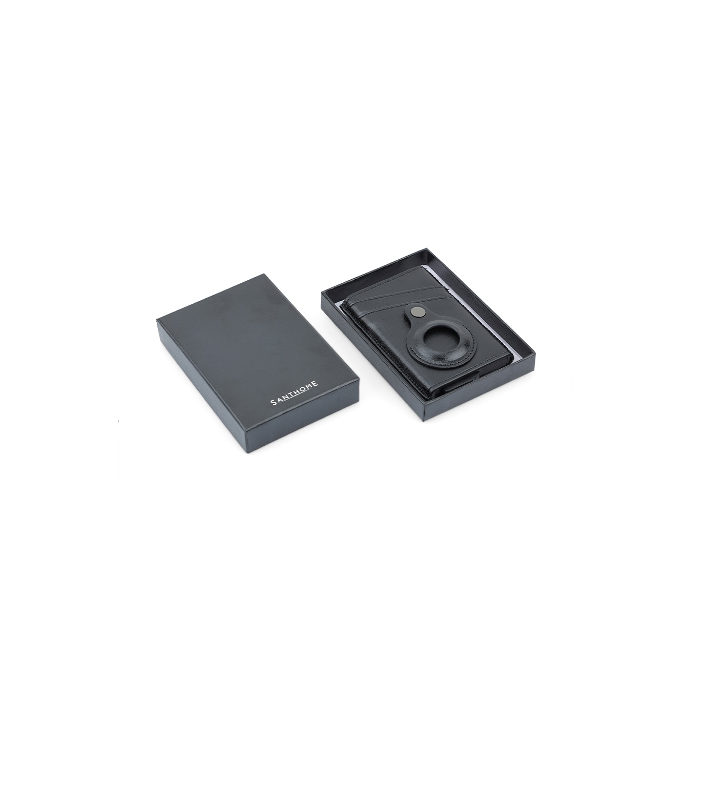 TROMSI - Santhome® PU Card Holder with Santhome Tag pocket - Black - Image 5